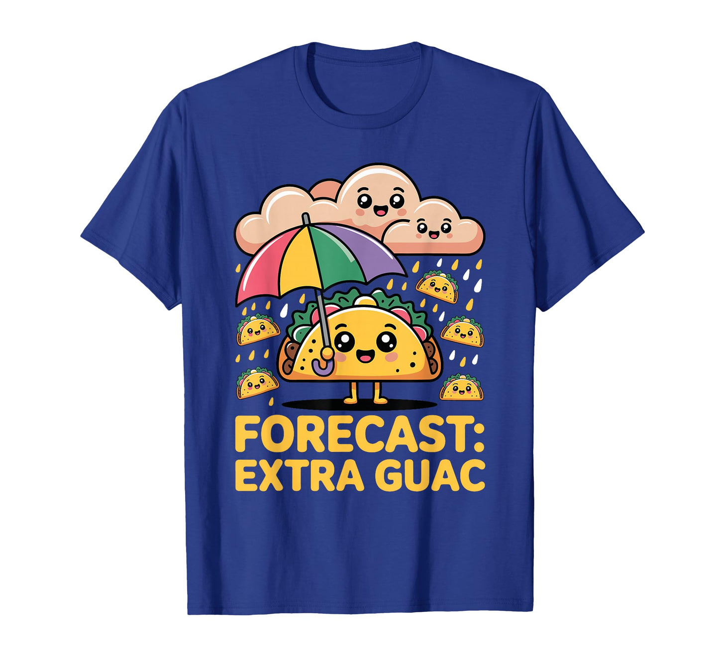Forecast Extra Guac Adorable Taco Art T-Shirt