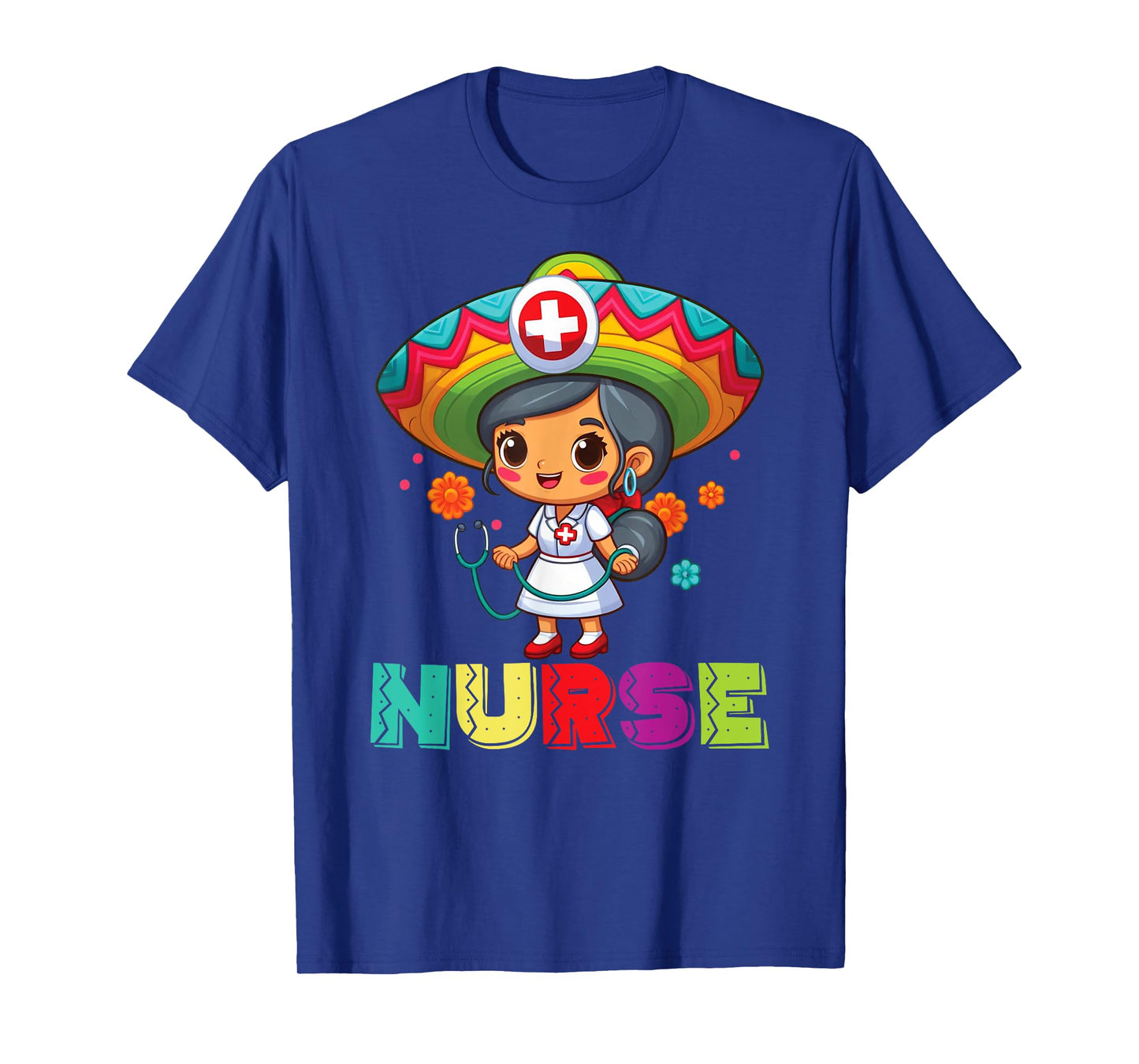 Mexican Nurse Cinco De Mayo Nurse Women T-Shirt