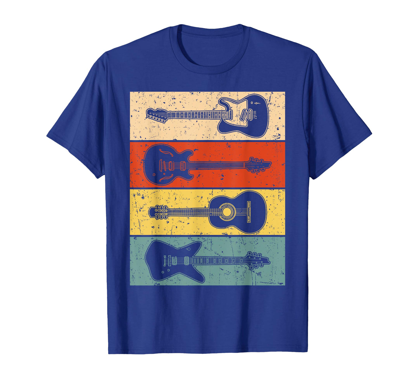Cool Guitar For Men Women Vintage Guitar Lovers Guitarist T-Shirt