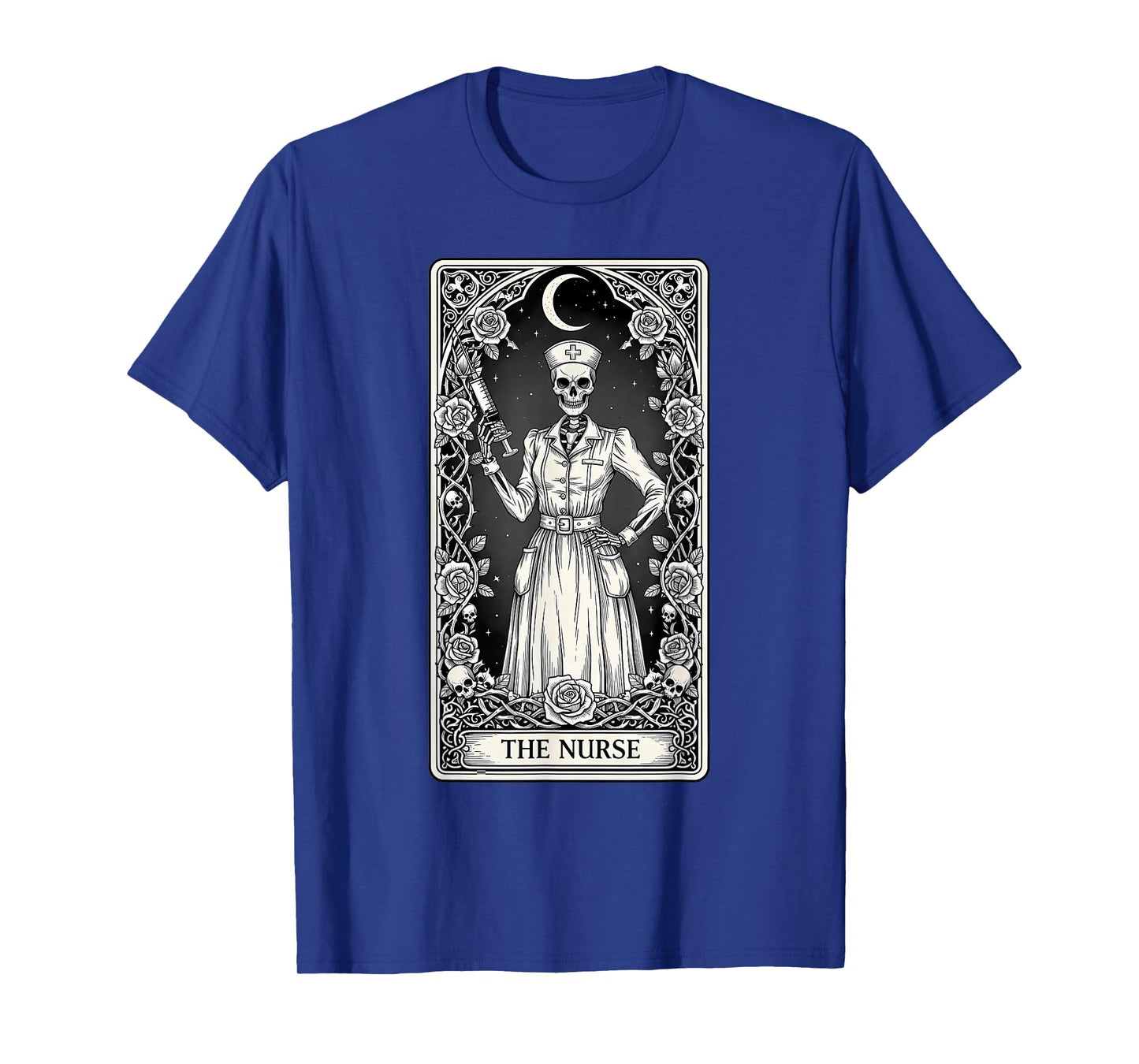 The Nurse Skeleton Tarot Card T-Shirt