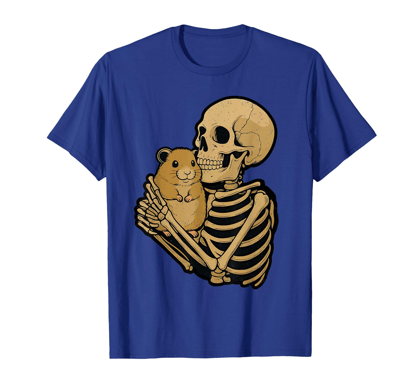 Skeleton Hamster Halloween Rodent Animal Wildlife Spooky T-Shirt