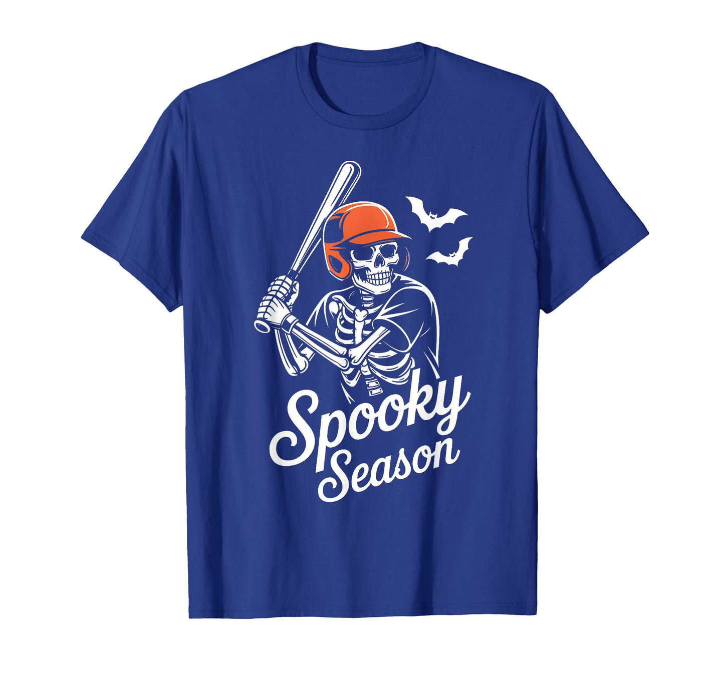 Spooky Season Baseball Skeleton Halloween Costume Funny T-Shirt