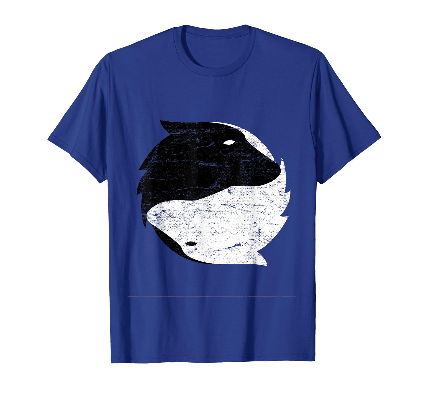 Yin Yang Wolf Shirt T-Shirt Gift Dog Spiritual T-Shirt