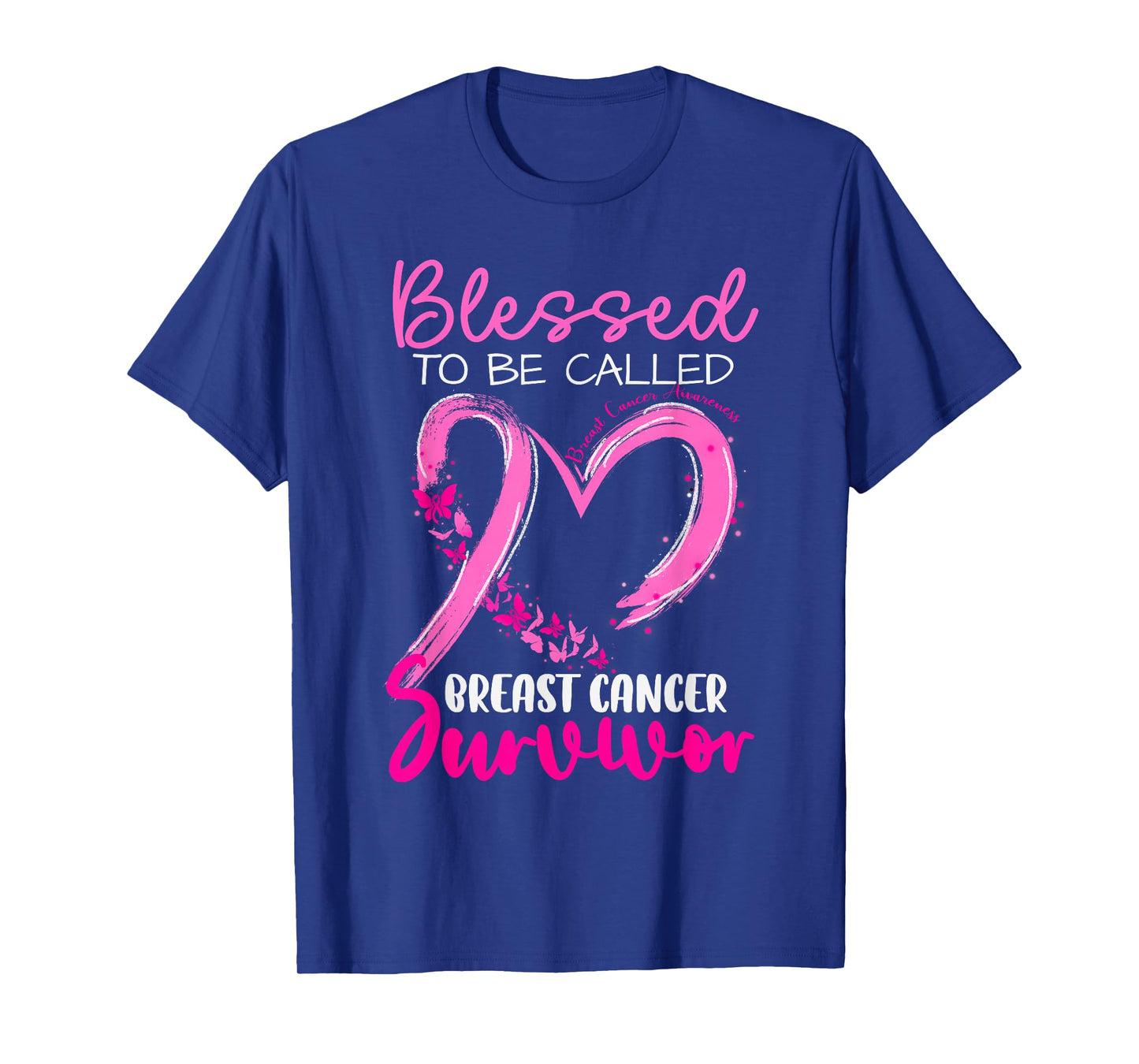 Blessed to be Called Breast Cancer Survivor Pink Awareness T-Shirt