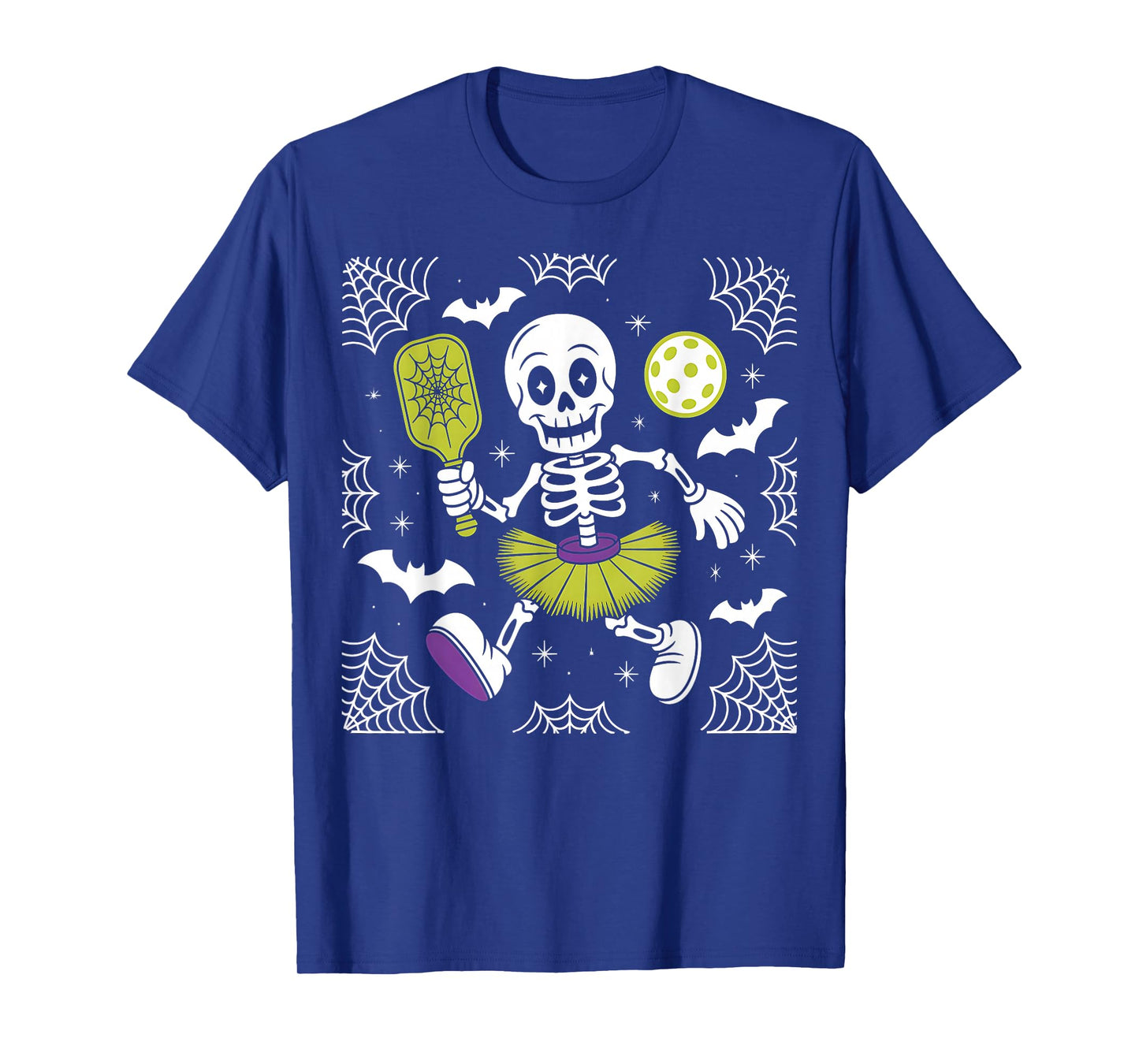 Pickleball Halloween Costume, Spooky Season Skeleton Paddle T-Shirt