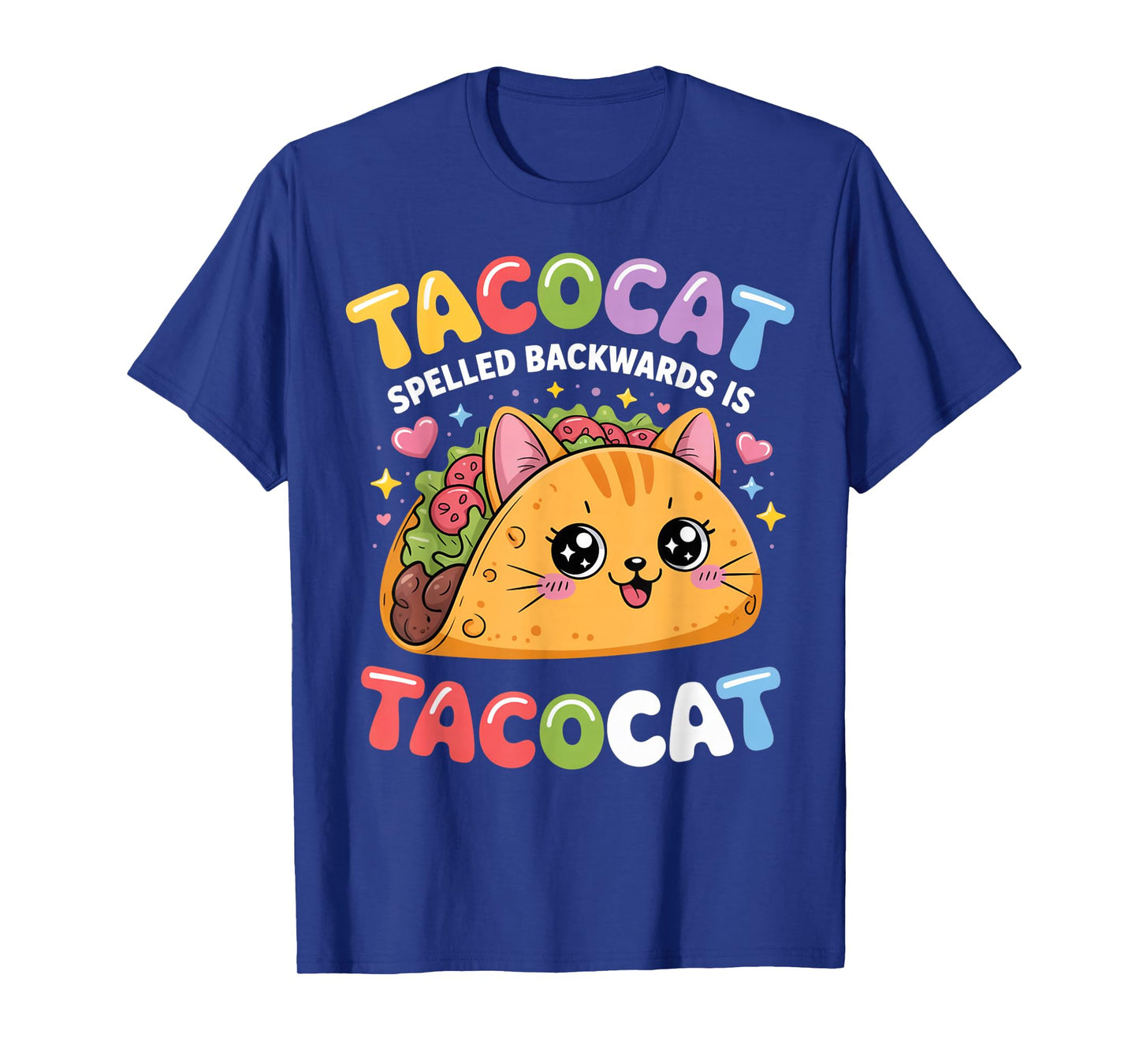 Tacocat Spelled Backwards is Taco cat Kawaii Birthday Party T-Shirt