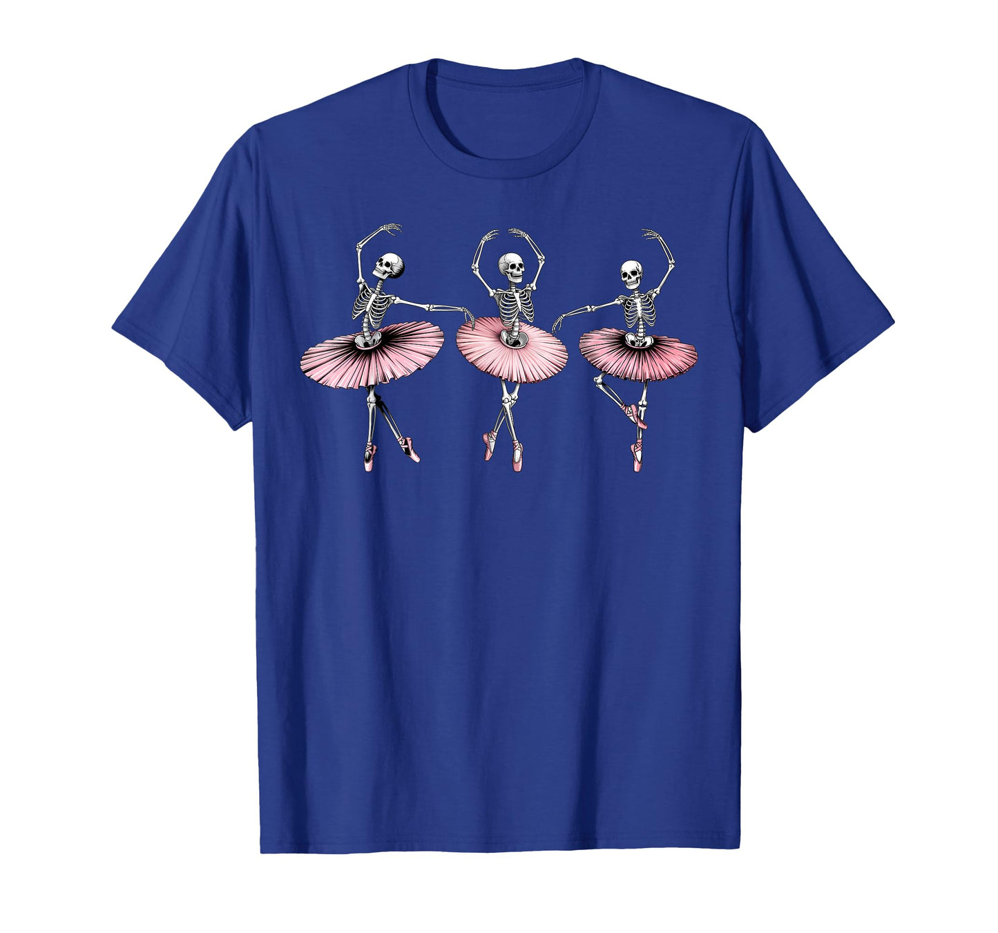 Skeleton Ballerina Dancer Spooky Graceful Dancing Halloween T-Shirt