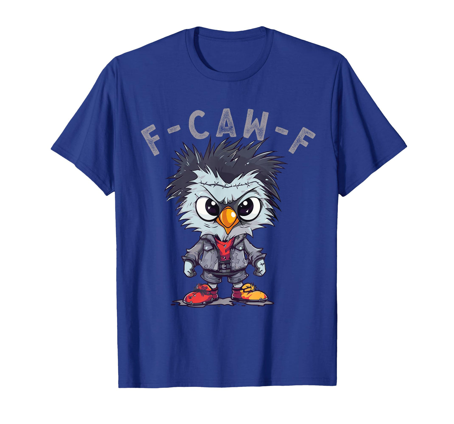 F-Caw-F Funny Chicken FCAWF Humour Quote Baby Rooster Meme T-Shirt