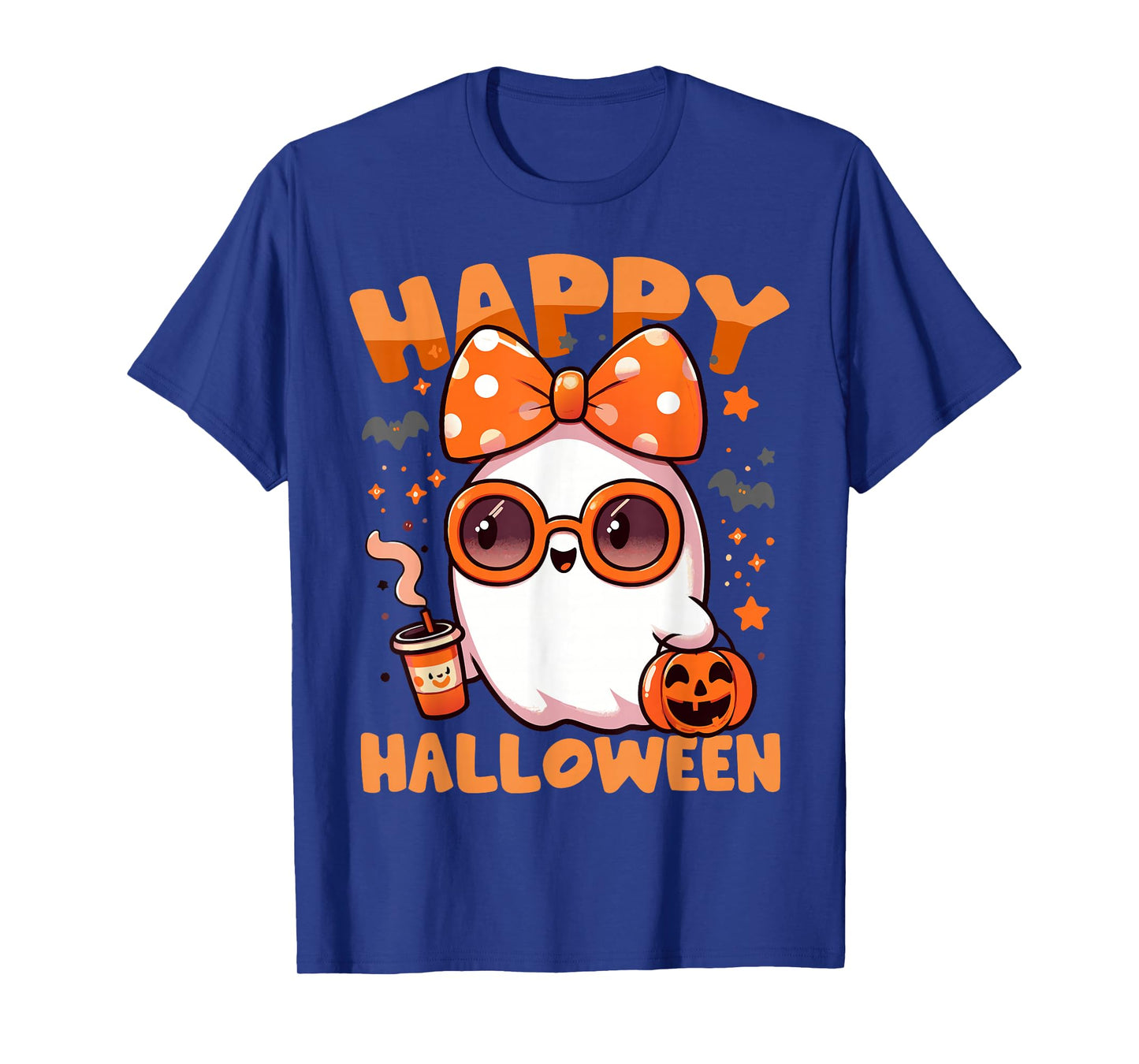 Funny Happy Halloween Boo Ghost Matching Family Couples 2025 T-Shirt