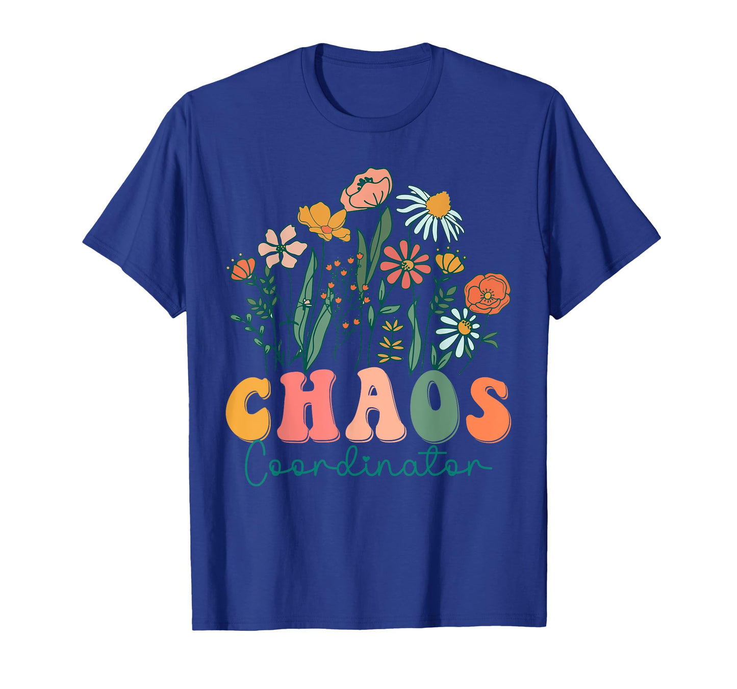 Groovy Wildflower Chaos Coordinator Tees T-Shirt