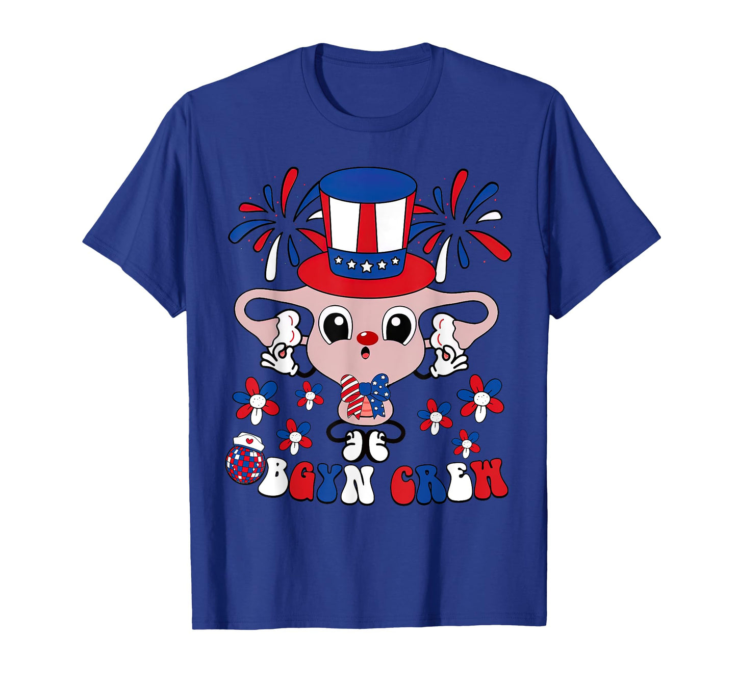 OBGYN Crew Speculum 4th Of July Obstetrics Gynecology Nurse T-Shirt