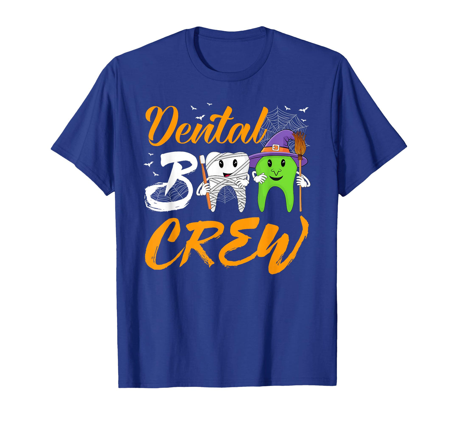 Dental Boo Crew Funny Teeth Dentist Halloween Men Women T-Shirt