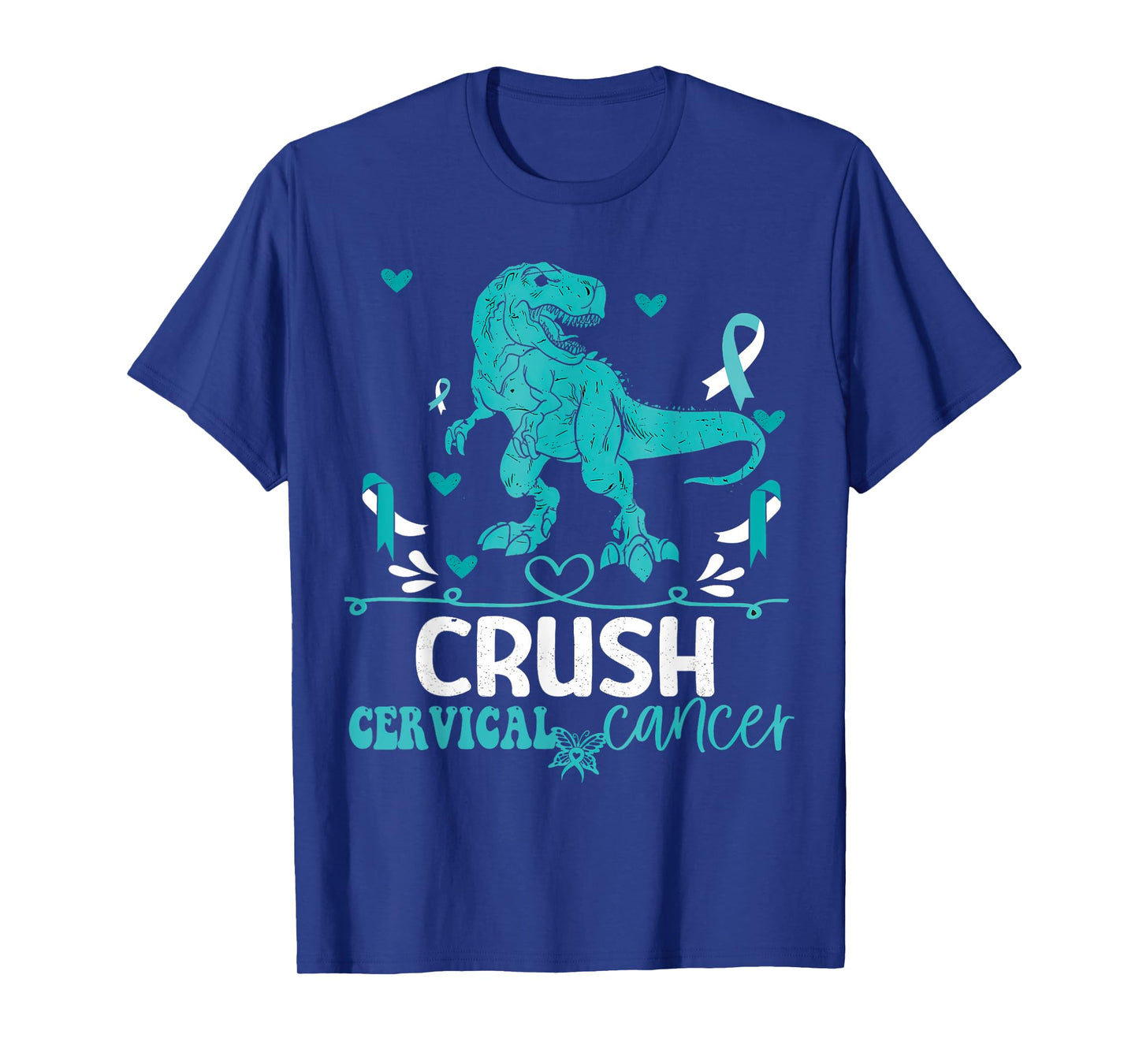 Kids Cervical Cancer Awareness Monster Truck Toddler Boy T-Shirt