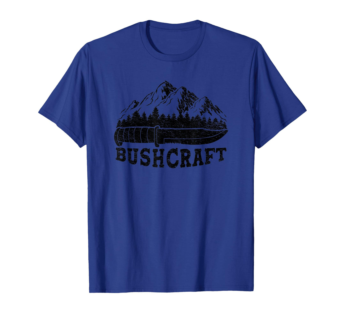 Bushcraft Knife Survival Outdoor Nature Forest Wilderness T-Shirt