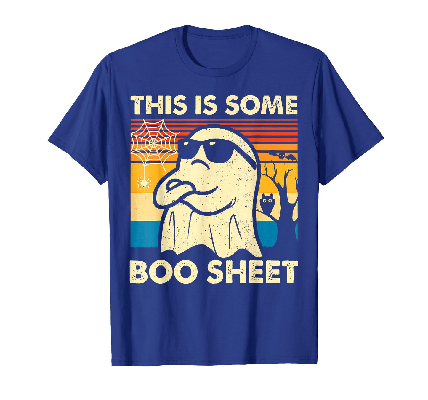 This is Some Boo Sheet Ghost Retro Funny Halloween Men Women T-Shirt