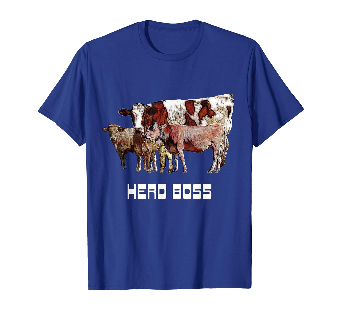 HERD BOSS BIG COW LEADER OF THE PACK T-SHIRT XMAS GIFT T-Shirt