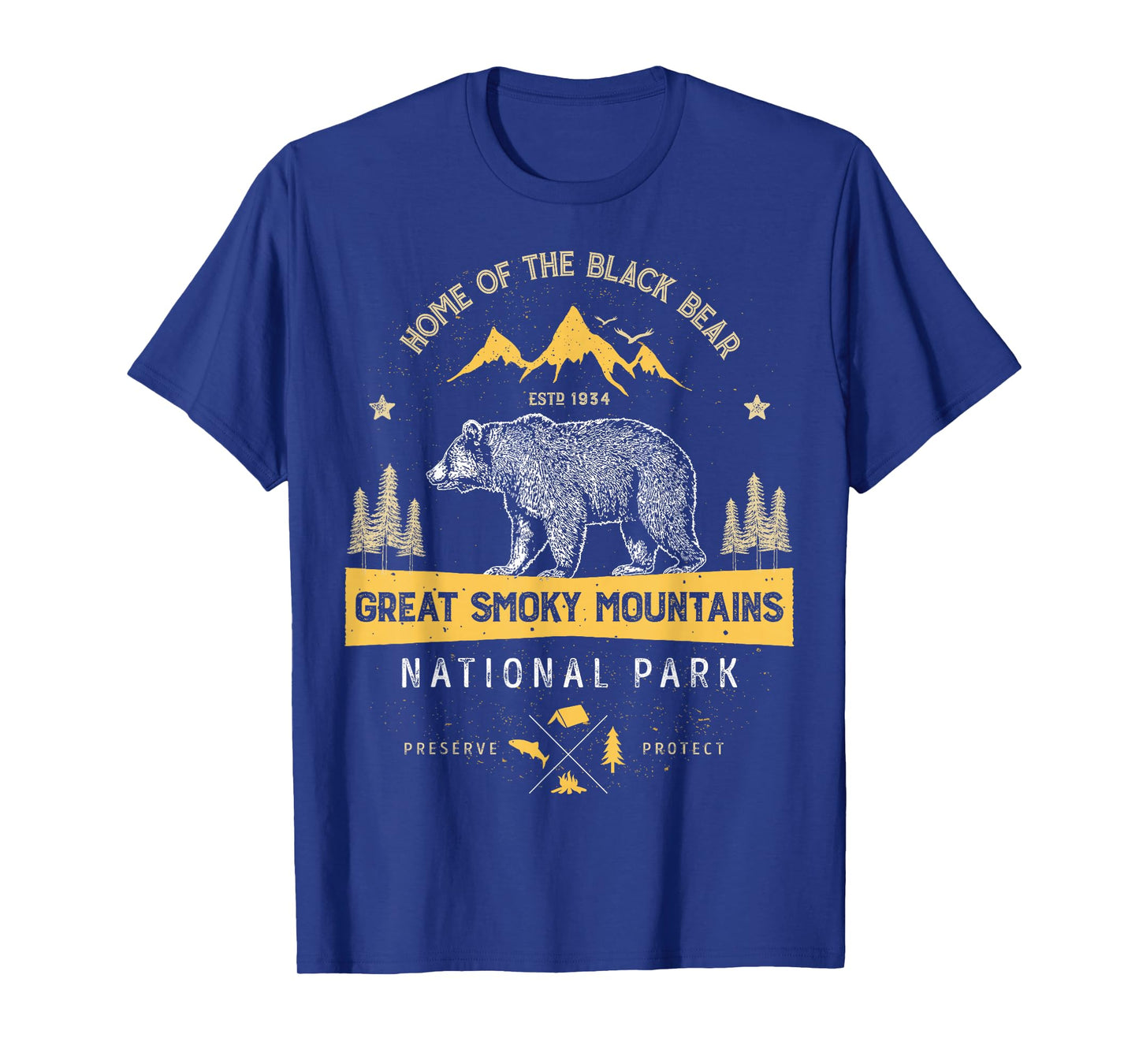 Great Smoky Mountains National Park T shirt Bear Vintage T-Shirt