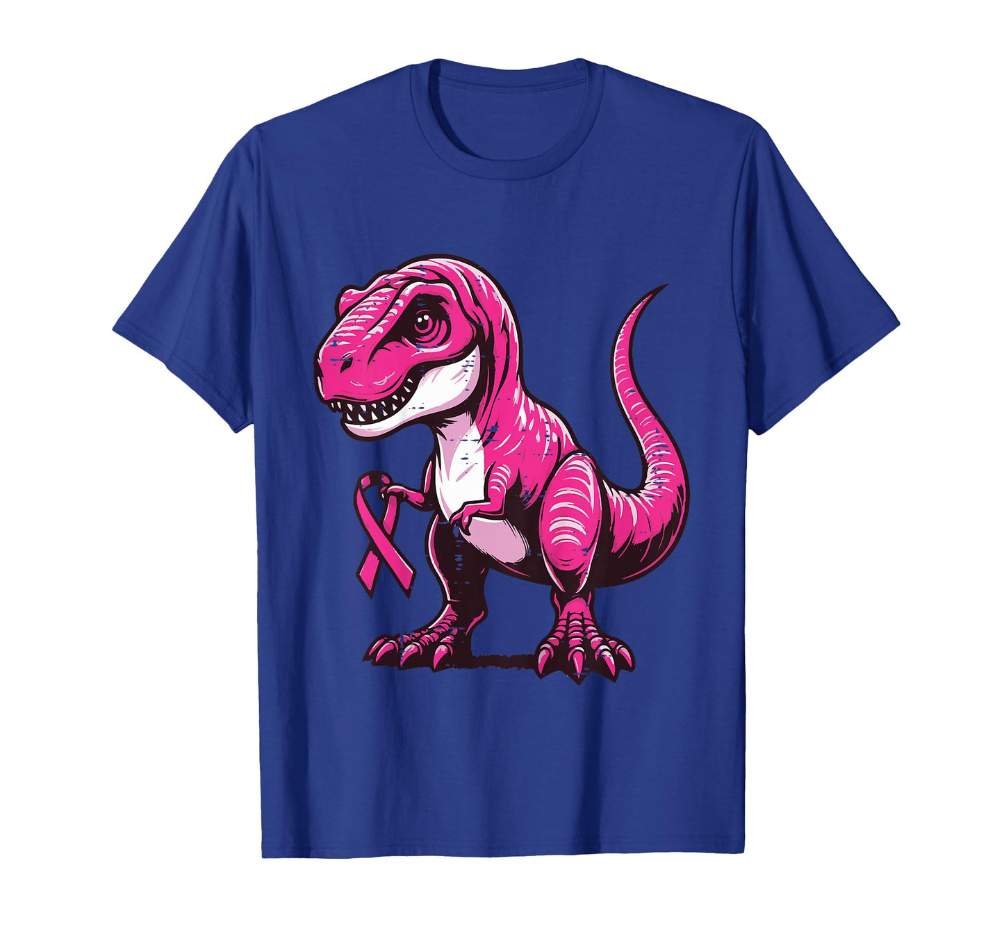 Kids Breast Cancer Ribbon Dino Trex Awareness Toddler Boys Kids T-Shirt