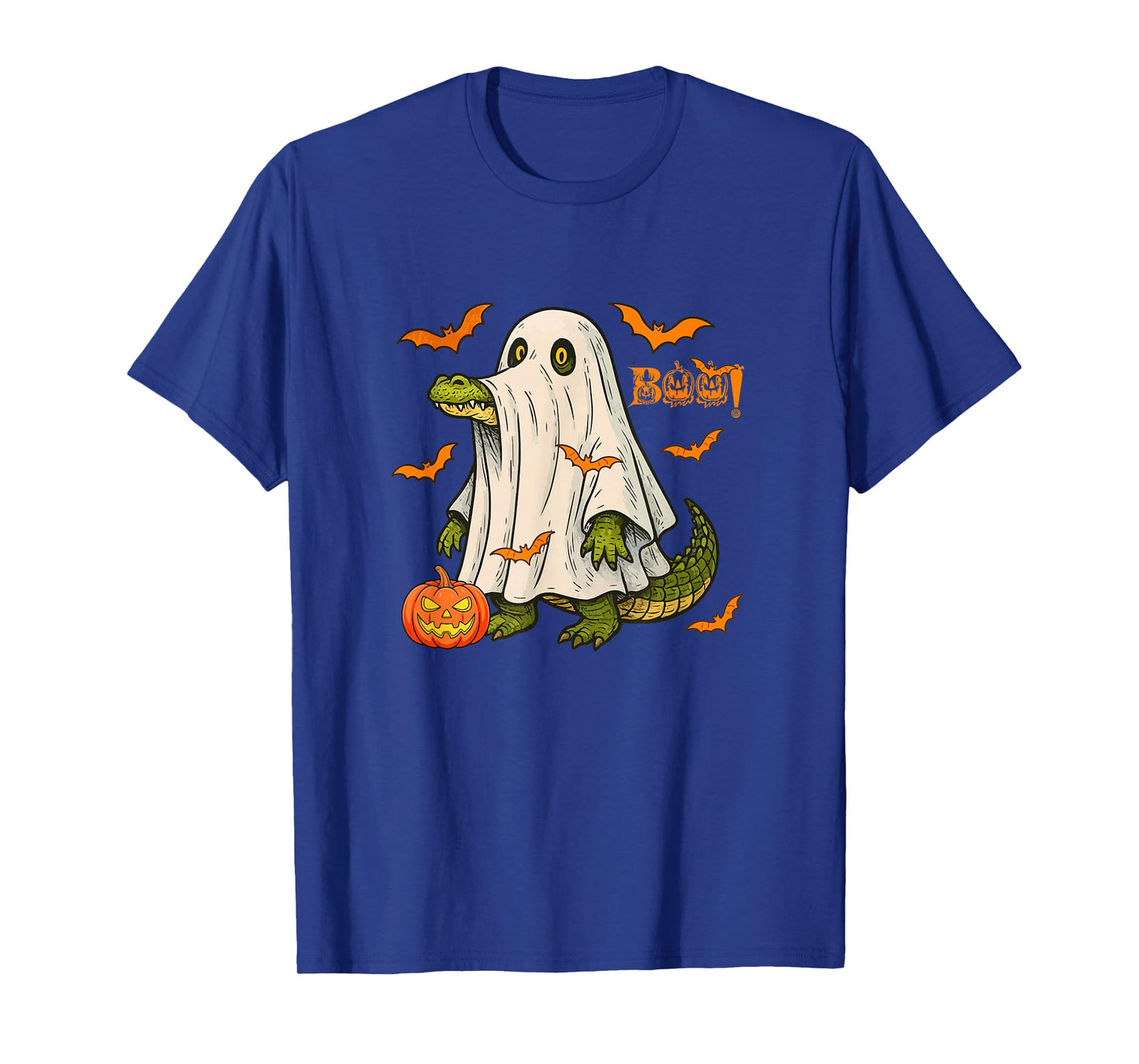 Boo Halloween Alligator Cosplay Ghost Costume Animal Lover T-Shirt