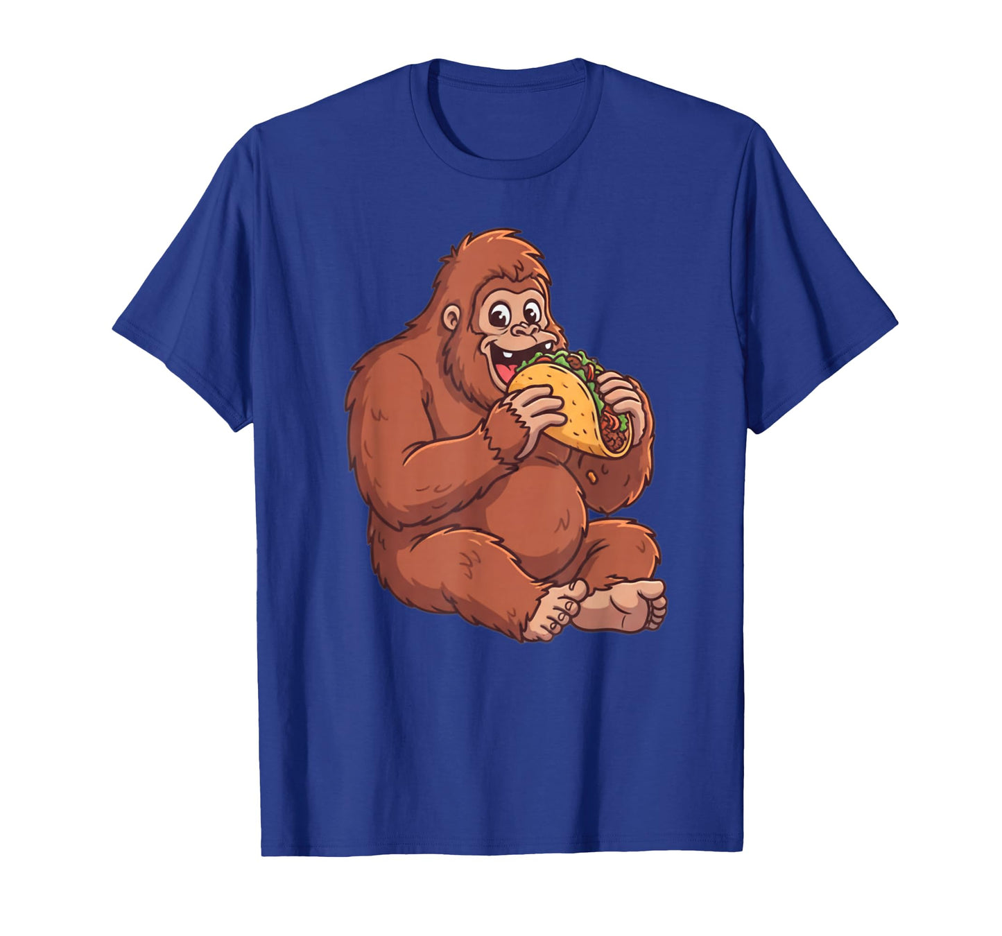 Taco Lover Bigfoot Vintage Design Gift for Men Women Kids T-Shirt