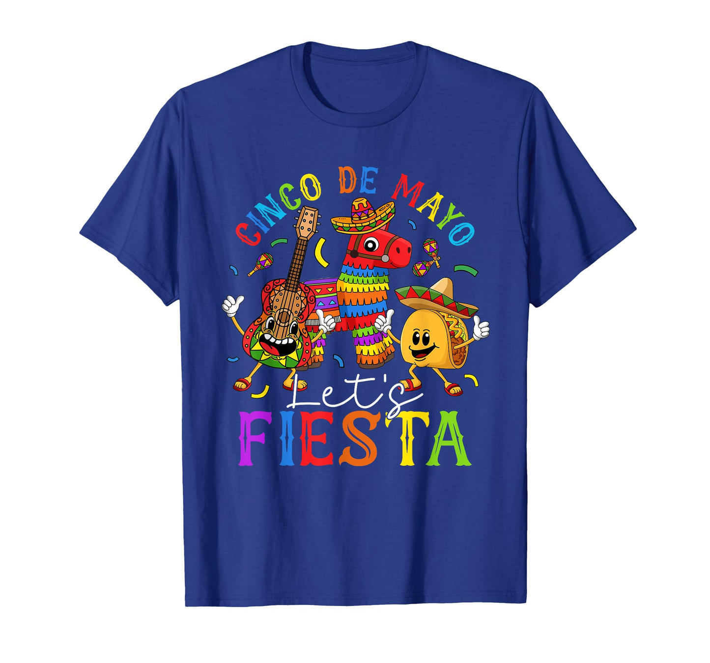 Cinco De Mayo Mexican Let's Fiesta Happy 5 De Mayo T-Shirt