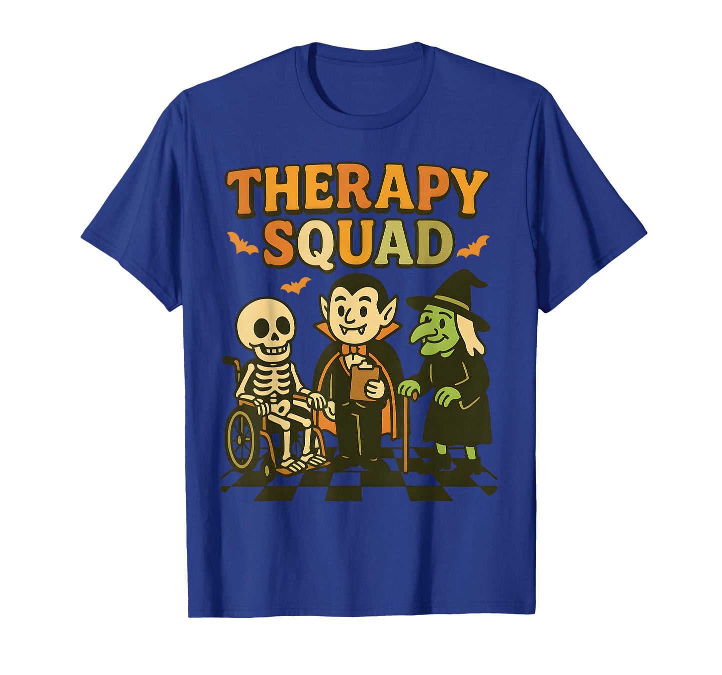 Funny Therapy Squad Retro OT PT Team Cute Halloween Physical T-Shirt