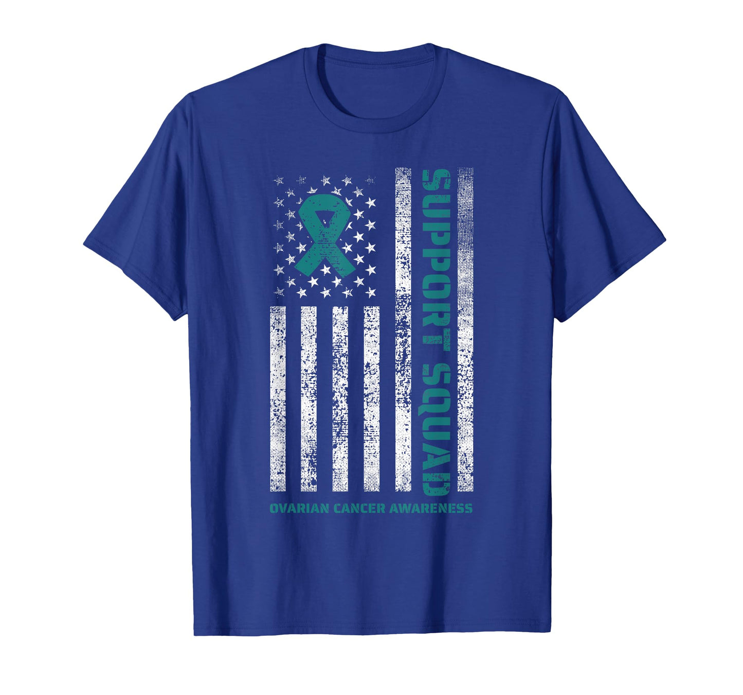 Ovarian Cancer Support Ovarian Cancer Awareness Squad T-Shirt