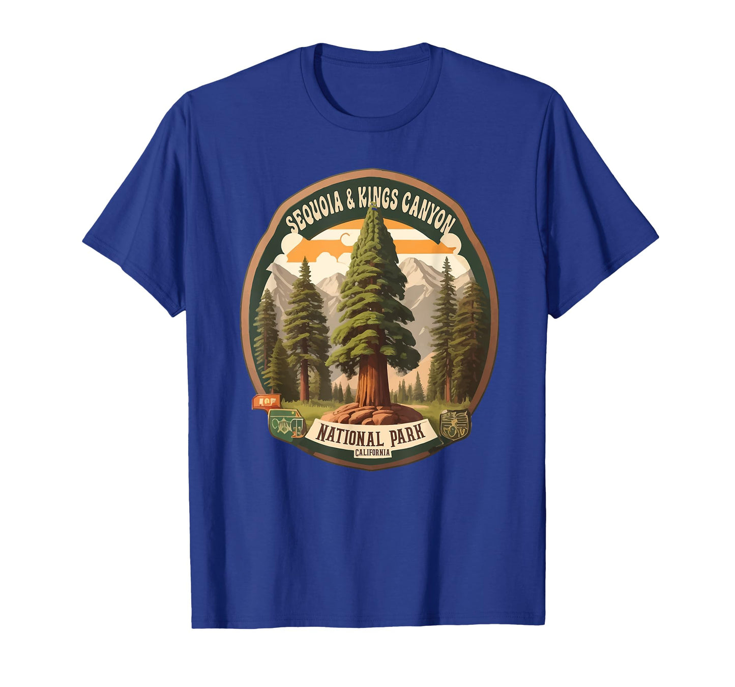 Sequoia And Kings Canyon National Parks Camping Hiking T-Shirt