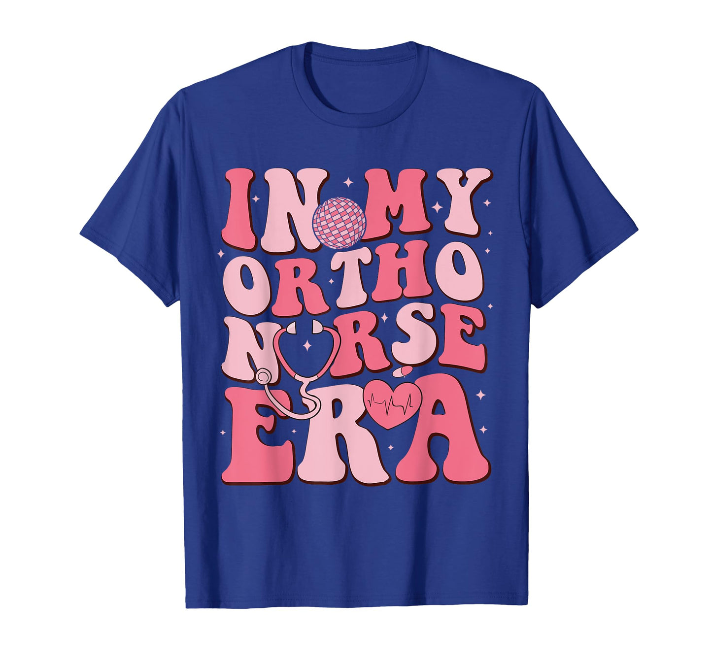 Retro Groovy Disco In My Ortho Nurse Era T-Shirt