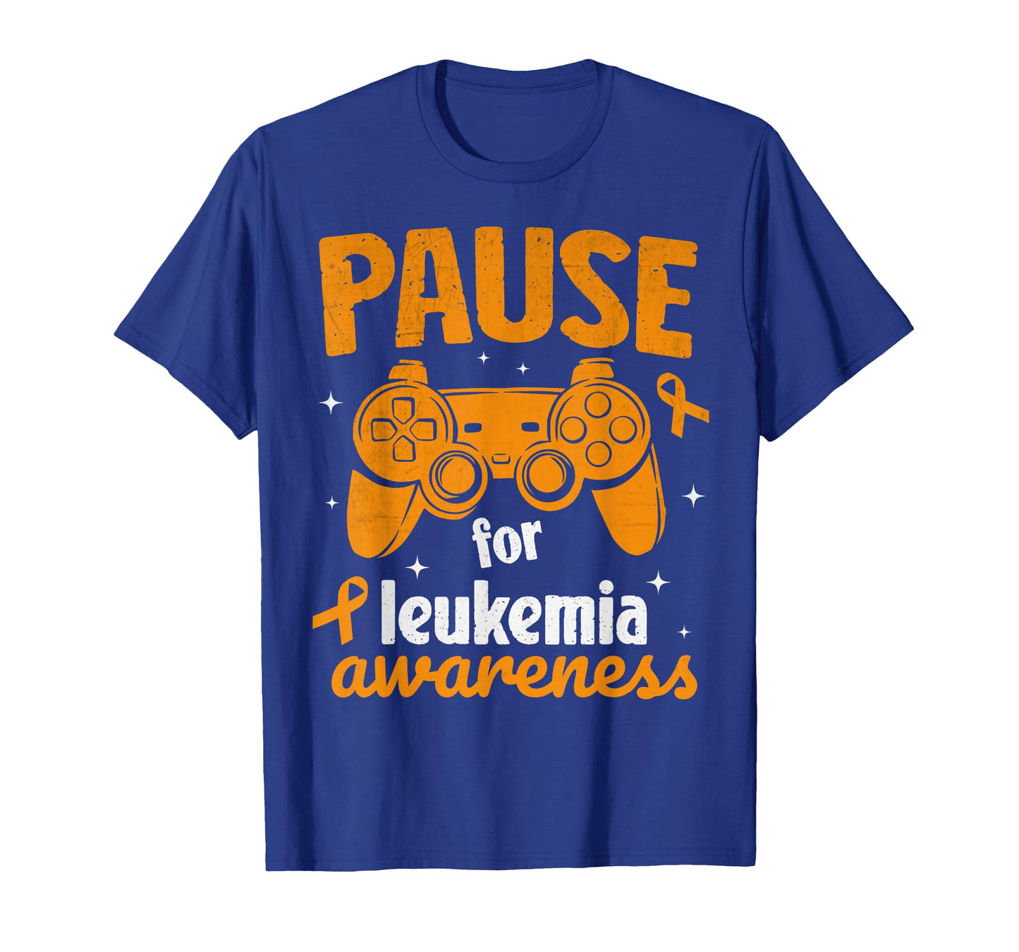Pause For Childhood Leukemia Awareness Month Kids Gamer Boys T-Shirt