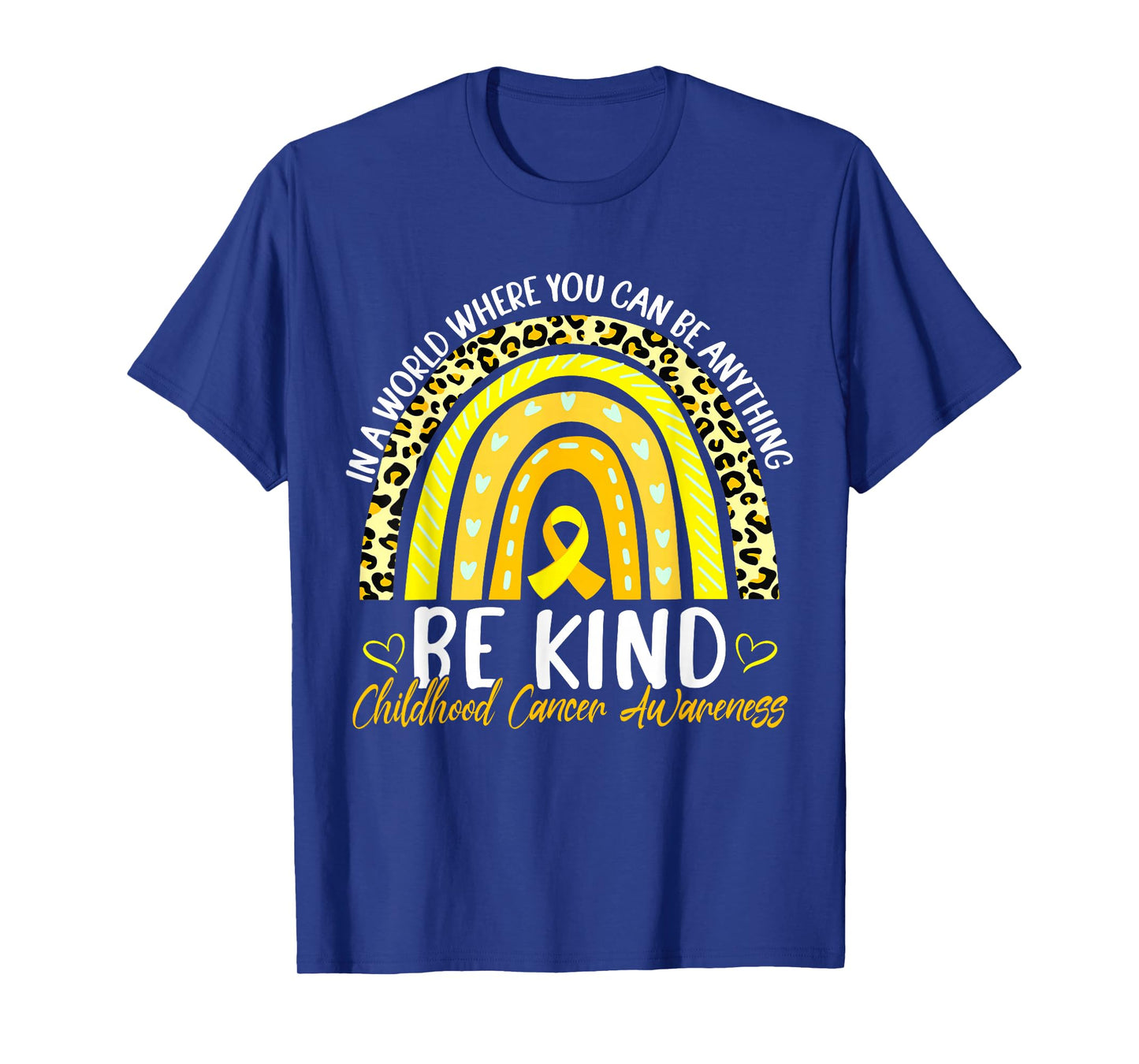Childhood Cancer Awareness Shirt Gold Ribbon Women Girl T-Shirt