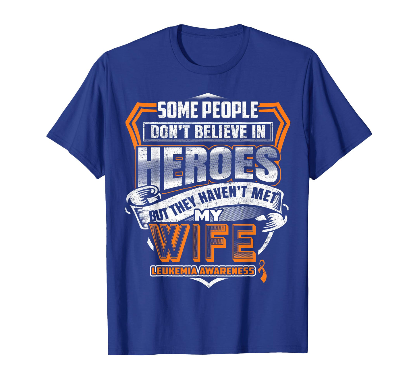 My Wife's Fight is My Fight Leukemia Awareness T-Shirt