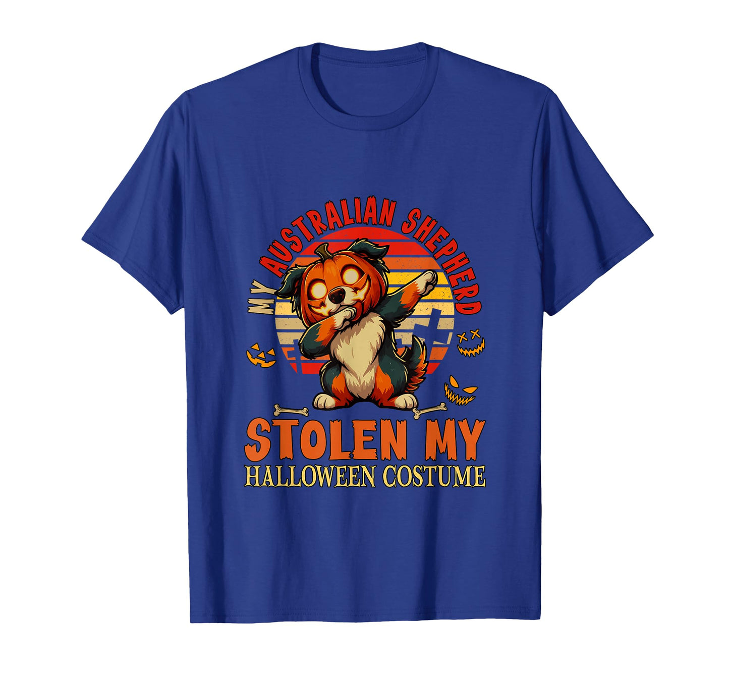 Australian Shepherd Stolen My Halloween Costume Dog Owner T-Shirt
