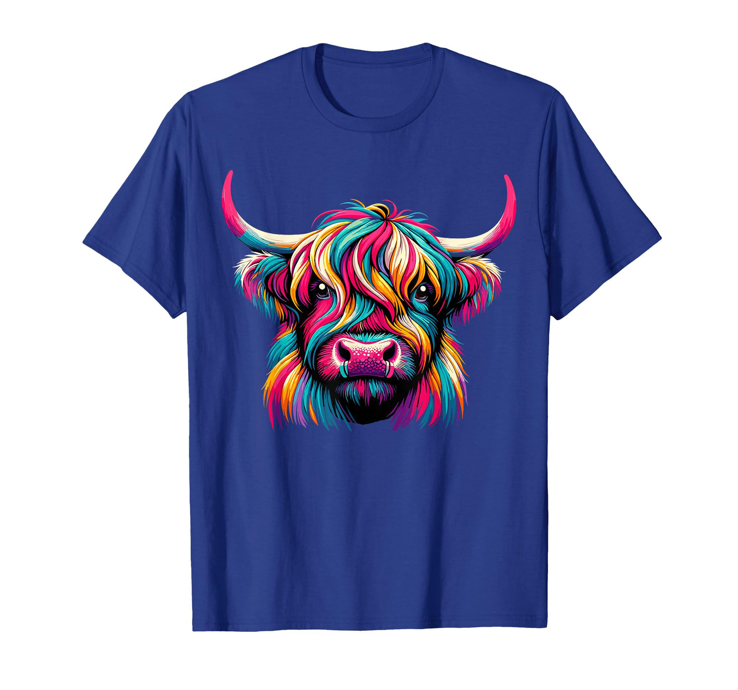 Highland Cow Colorful T-Shirt