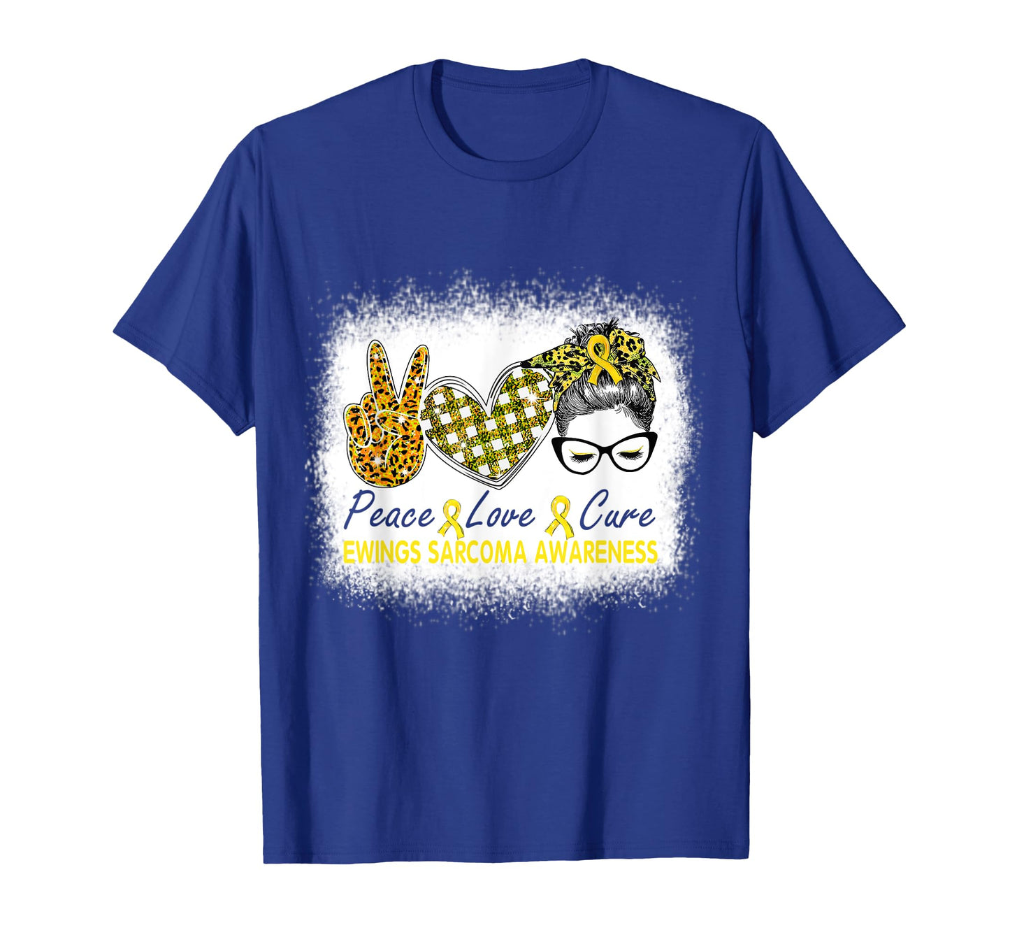Love Cure Women Ewings Sarcoma Awareness T-Shirt