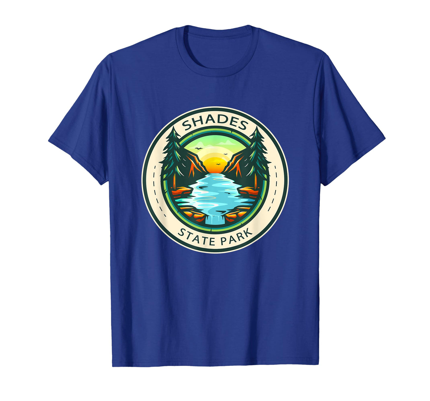 Shades State Park Indiana Badge Vintage T-Shirt
