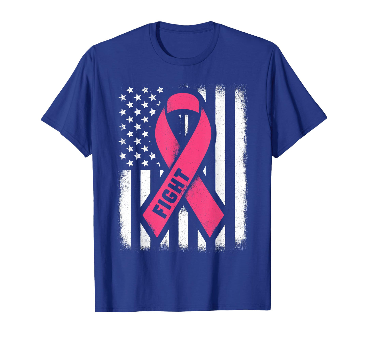 Fight Breast Cancer Shirts Breast Cancer Flag Shirt Womens T-Shirt