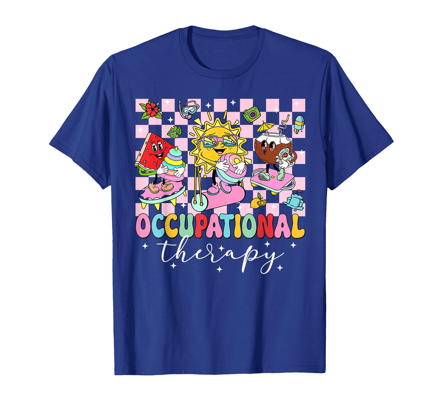 Occupational Therapy Summer OT Therapist Month Beach Vibes T-Shirt