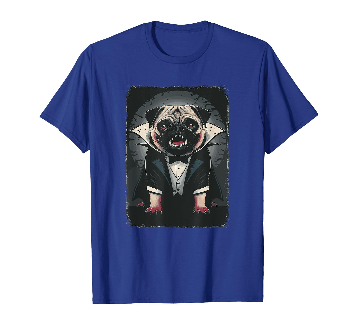 Halloween Vampire Pug Pugs T-Shirt