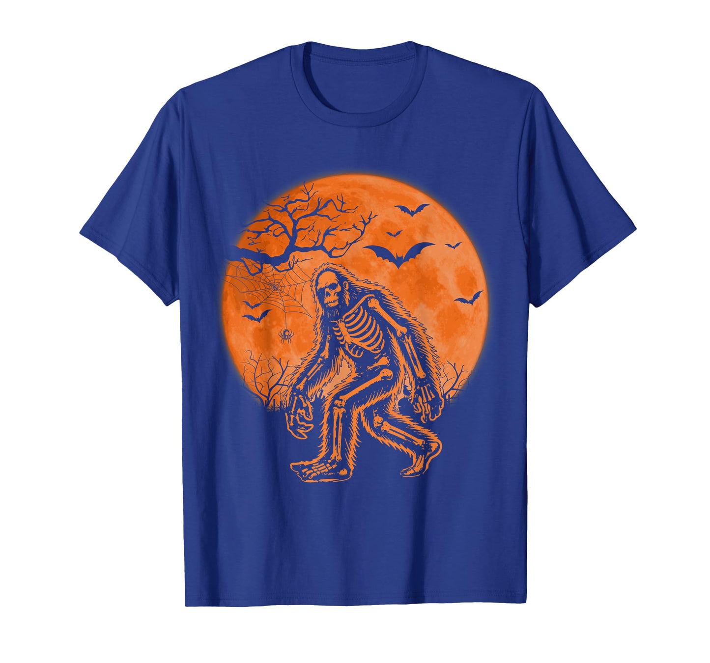 Halloween Skeleton Bigfoot Scary Monster Present T-Shirt
