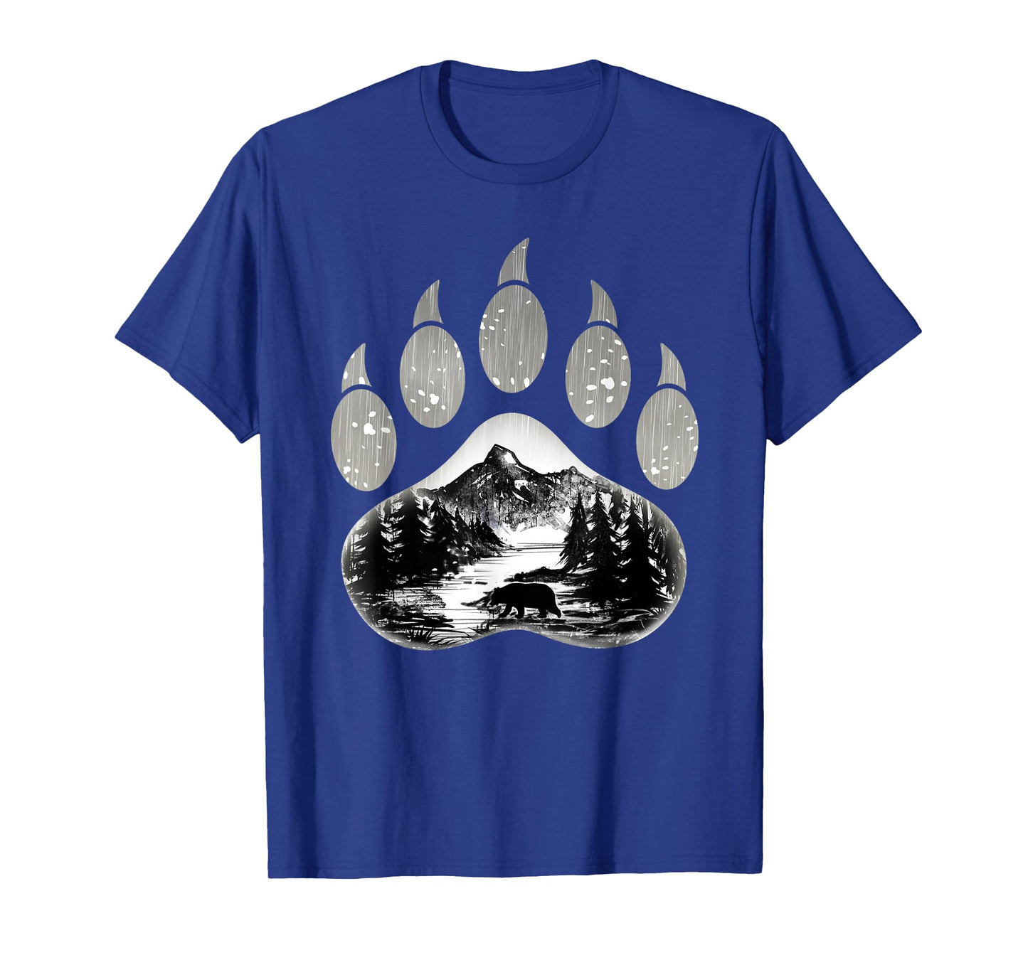 Native American Indian Bear Claws Funny Mountain Animal Gift T-Shirt
