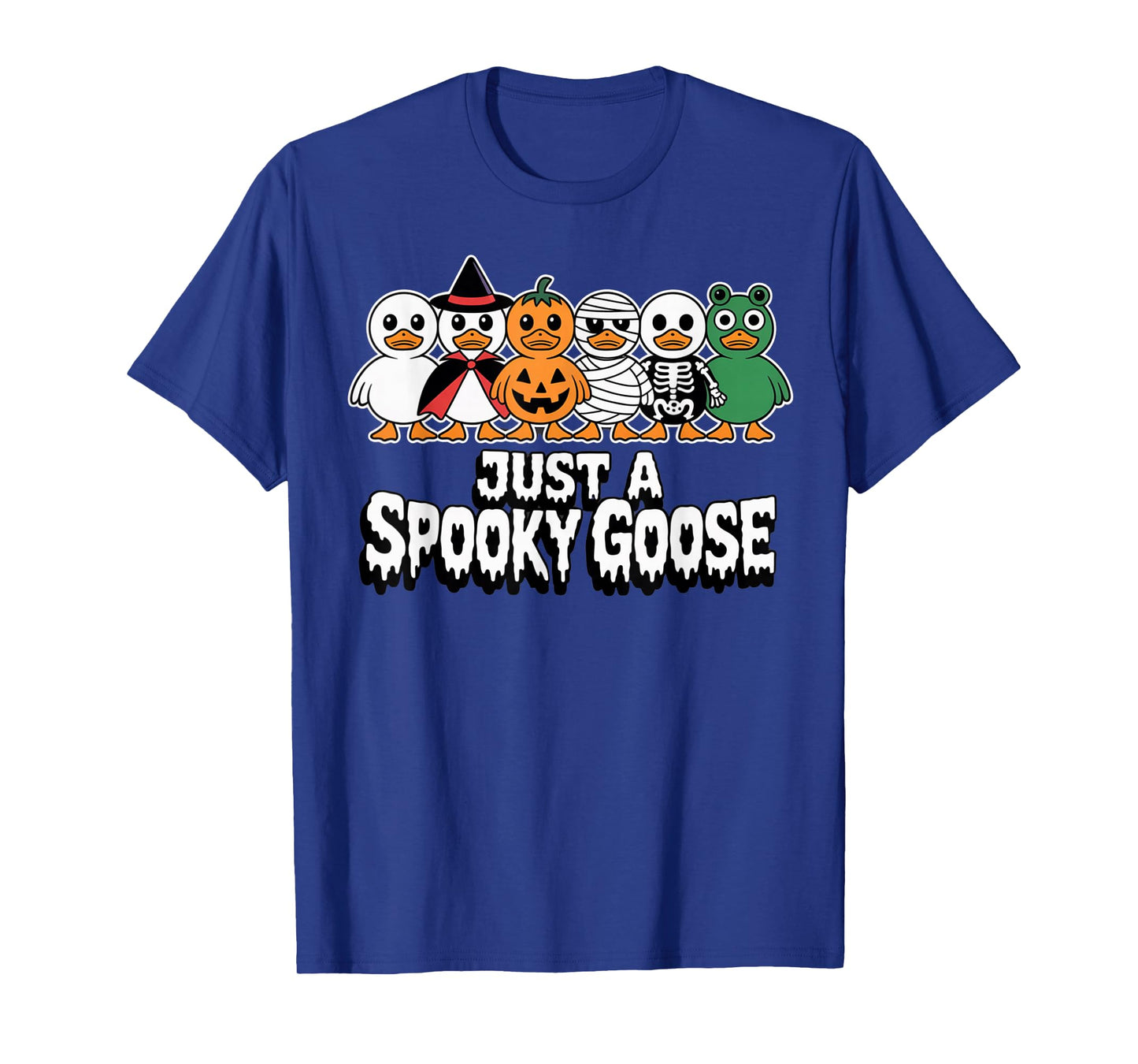 Funny Spooky Goose Saying Humorous Halloween Costume Gag T-Shirt