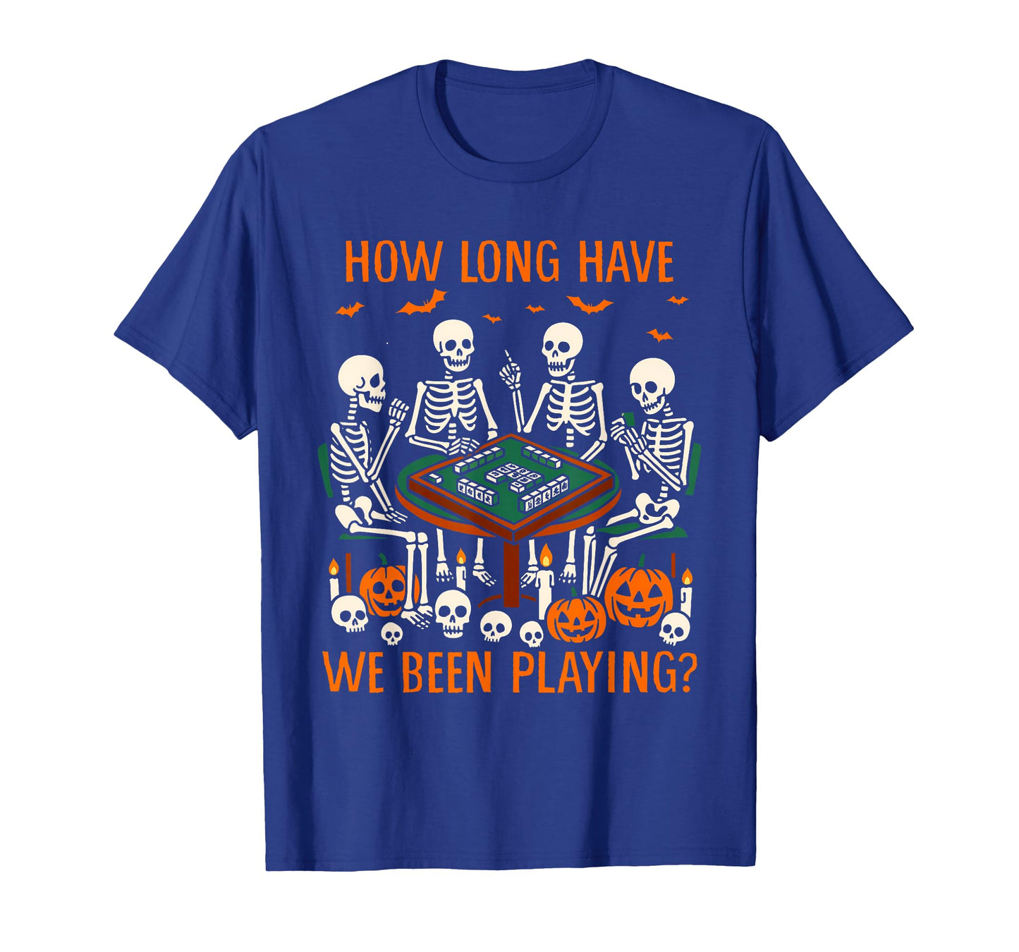 Halloween Vibes Mahjong Lover How Long Have We Been Playing T-Shirt
