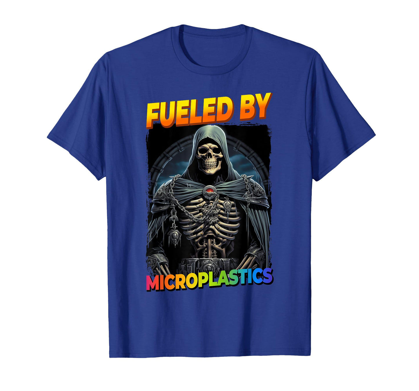 Fueled By Microplastics Cringe Skeleton T-Shirt