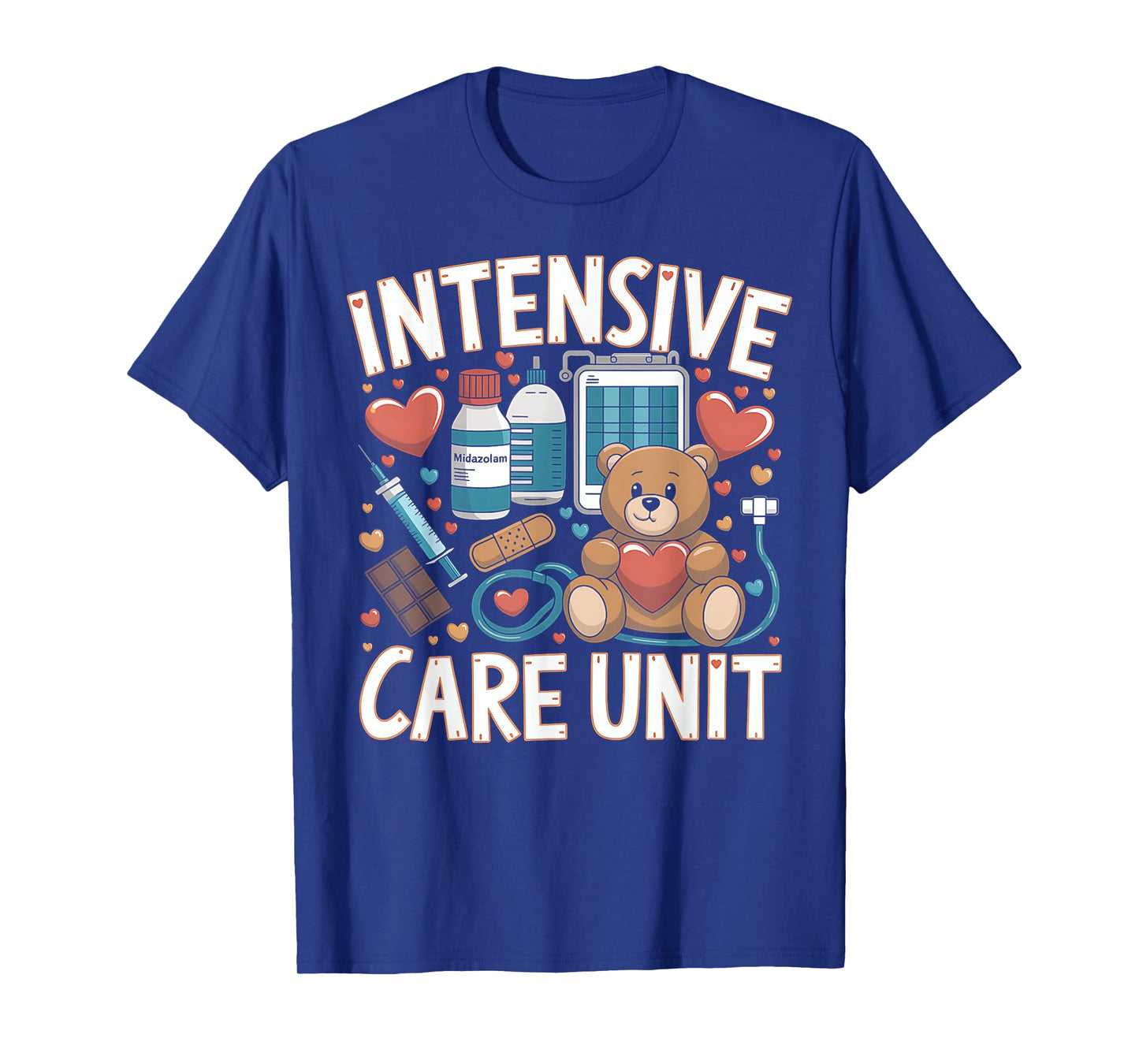 Intensive Care Unit Nurse ICU RN Appreciation Week Gift T-Shirt