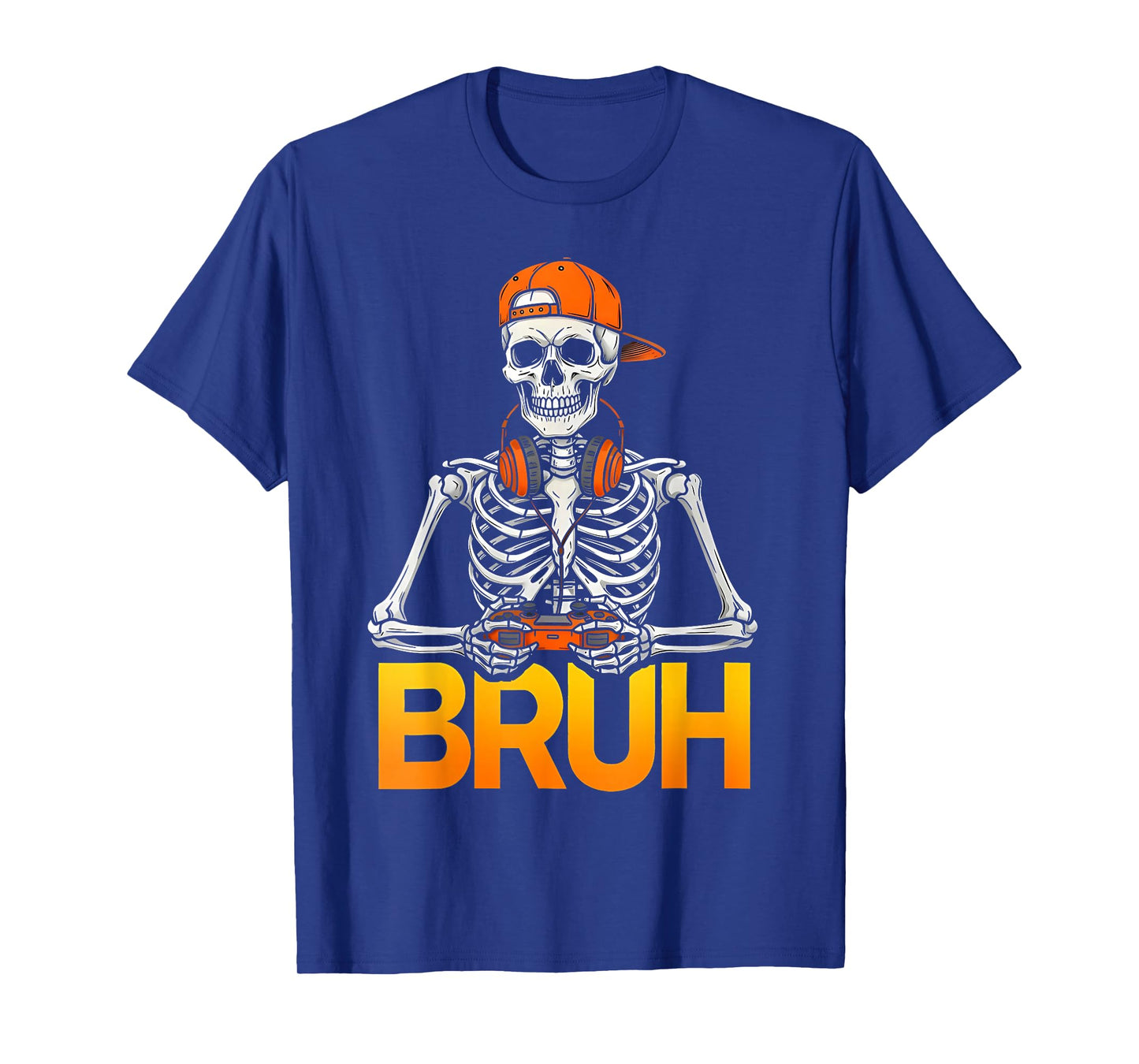 Halloween Skeleton Funny Gamer Video Gaming Boys Men Kids T-Shirt
