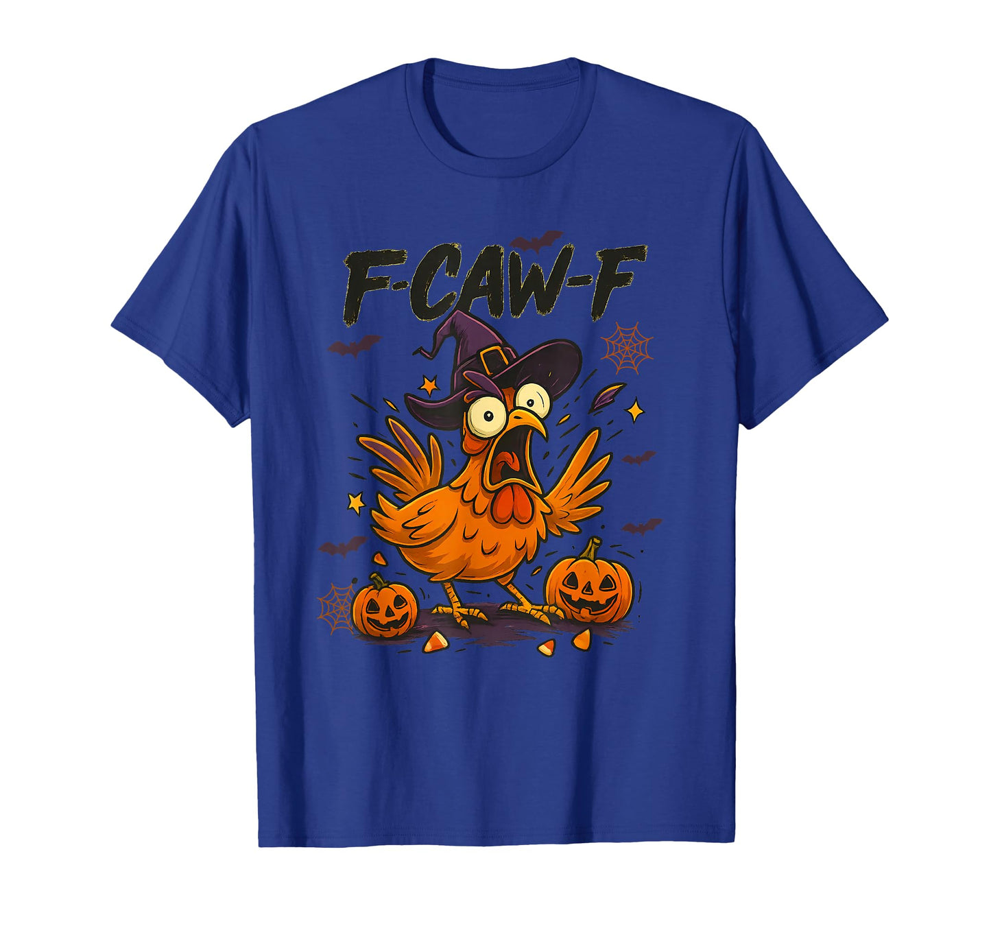 F-CAW-F Chicken Funny Halloween Spooky Meme T-Shirt