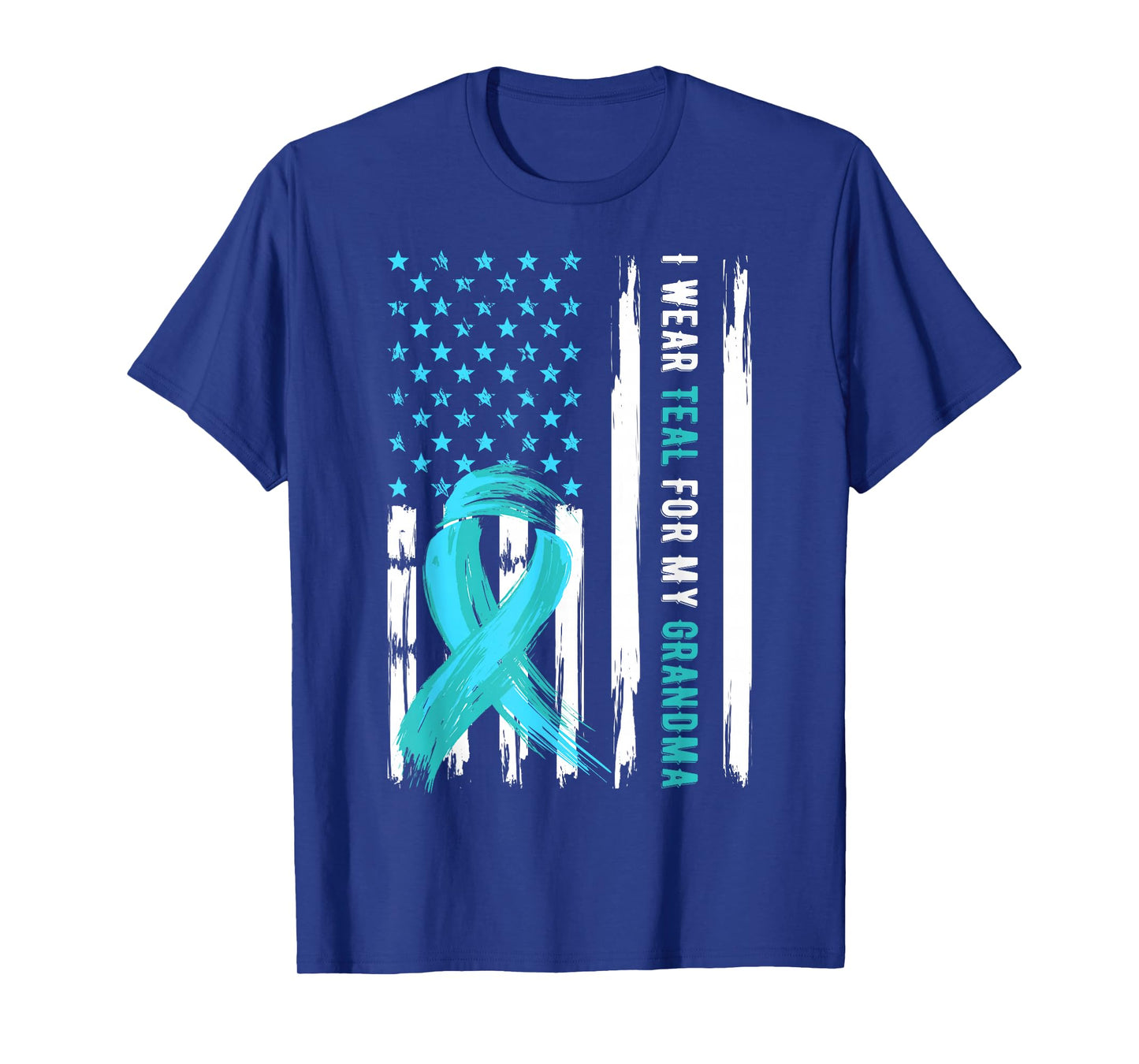 I Wear Teal For My Grandma Cervical Cancer Awareness T-Shirt