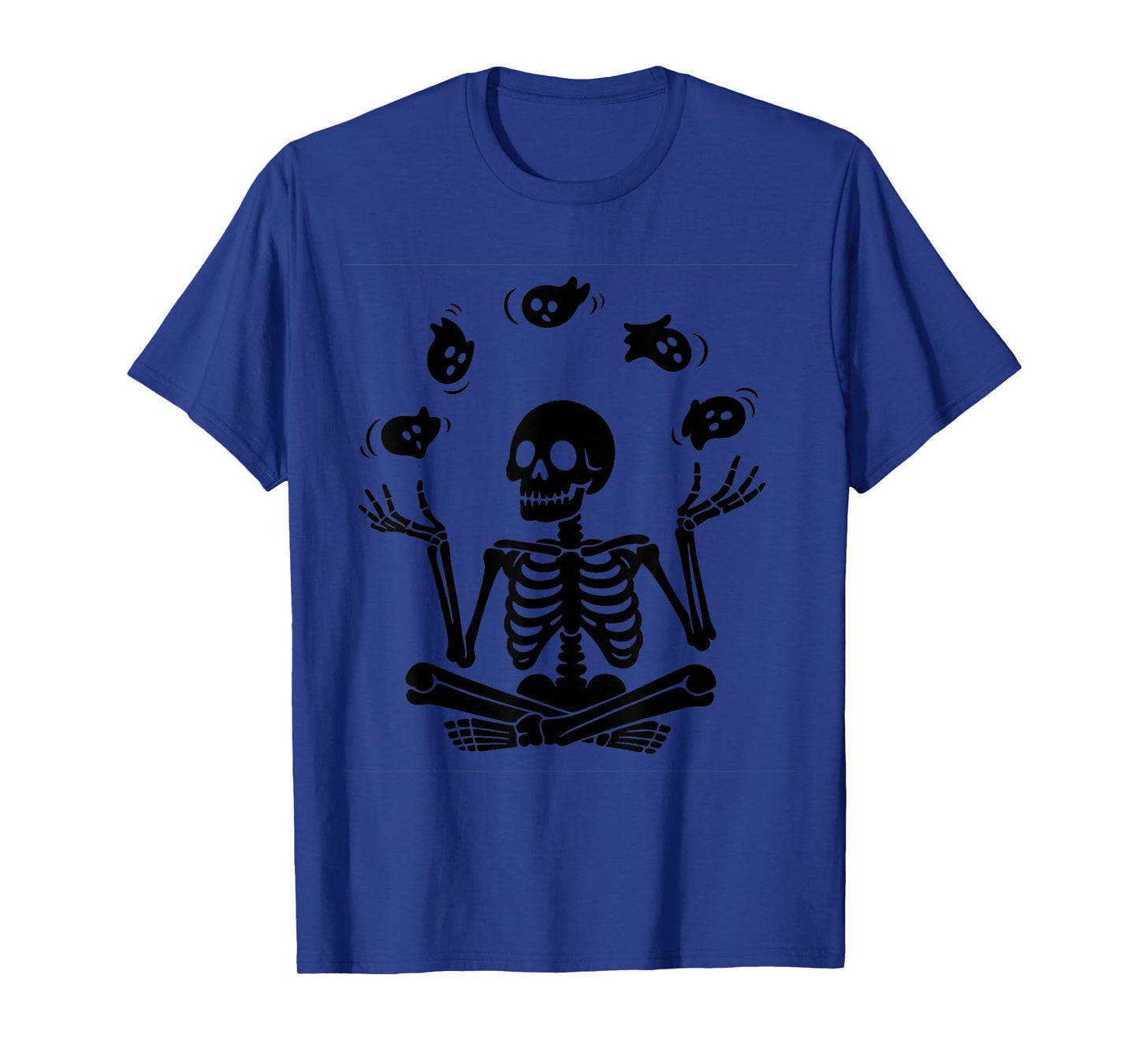 Skeleton Juggling Ghosts Funny Halloween Costume T-Shirt