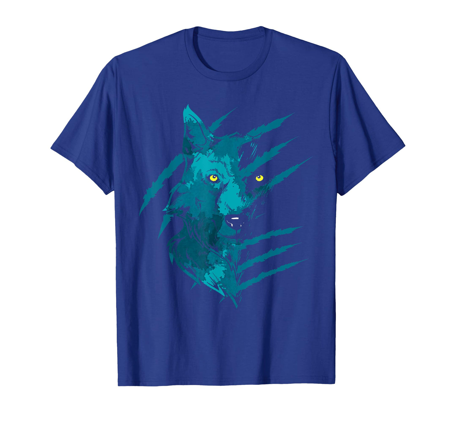 Predator Forest Animal Moon Light Nature Wildlife Gift Wolf T-Shirt